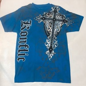5/$25 Konflic Graphic Tee T-Shirt 2XL